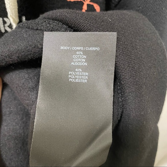 Hurley Palm Tree Logo Black Fleeced Lined Zip Up Hoodie NWT - Picture 7 of 14